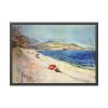 93855-72.jpg On the Beach below the Promenade des Anglais Framed Poster