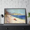 93855-75.jpg On the Beach below the Promenade des Anglais Framed Poster