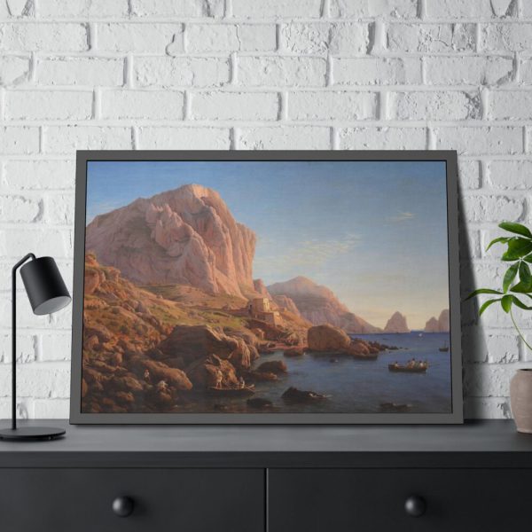 93855-79.jpg A Rocky Coast by Christen Købke Framer Poster