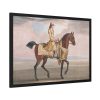 A Chestnut Horse at Exercise Framed Poster