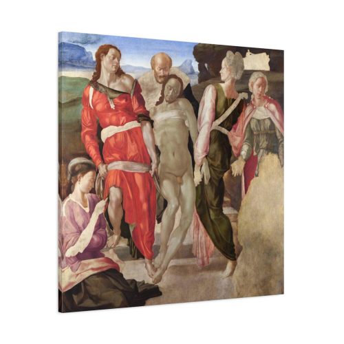 101419-25.jpg The Entombment by Michelangelo Buonarroti Standard Canvas