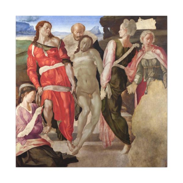 101419-26.jpg The Entombment by Michelangelo Buonarroti Standard Canvas