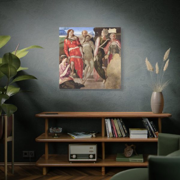 101419-29.jpg The Entombment by Michelangelo Buonarroti Standard Canvas