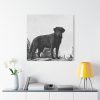101419-32.jpg Black Labrador Dog Standard Canvas