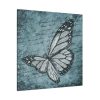 101419-45.jpg Butterfly Calligraphy Blue Standard Canvas