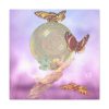 Vintage Angel Butterflies Cherub Standard Canvas