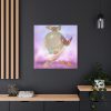 Vintage Angel Butterflies Cherub Standard Canvas