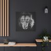 Barbary Lion Face Closeup Standard Canvas