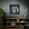 Barbary Lion Face Closeup Standard Canvas
