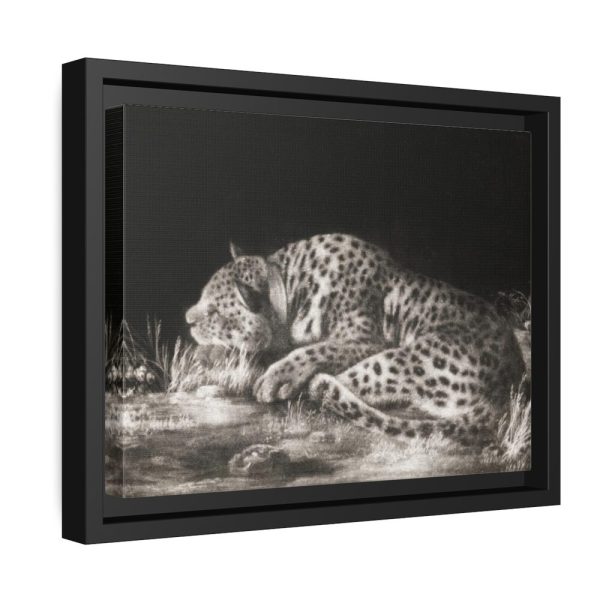 88280-11.jpg A Tyger Sleeping Cheetah by George Stubbs Framed Canvas