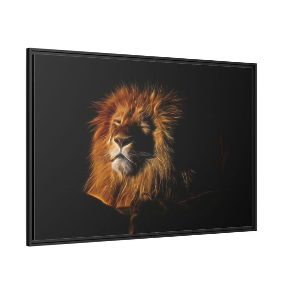 88289-100.jpg Wild Lion Framed Canvas