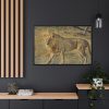 88289-114.jpg Lion Wild Cat Framed Canvas
