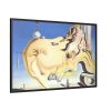The Big Masturbator by Salvador Dali Framed Canvas