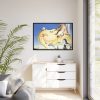 The Big Masturbator by Salvador Dali Framed Canvas