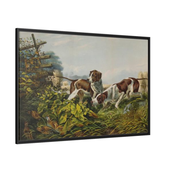 American Field Sports by Charles Parsons Framed Canvas