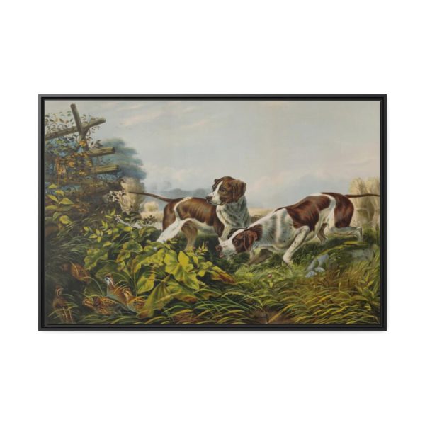 American Field Sports by Charles Parsons Framed Canvas