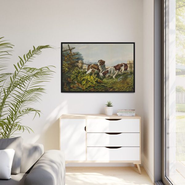 American Field Sports by Charles Parsons Framed Canvas