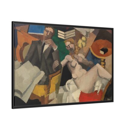 Married Life (La Vie conjugale) by Roger de La Fresnaye Framed Canvas