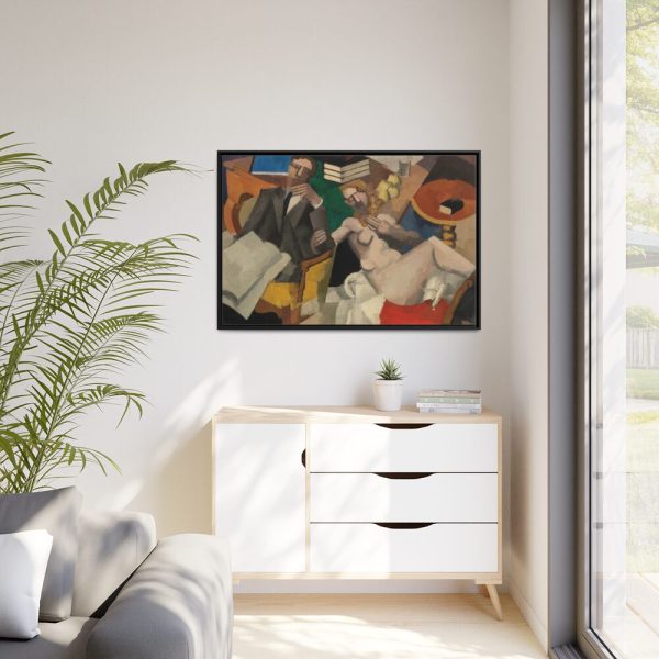 Married Life (La Vie conjugale) by Roger de La Fresnaye Framed Canvas