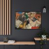Married Life (La Vie conjugale) by Roger de La Fresnaye Framed Canvas
