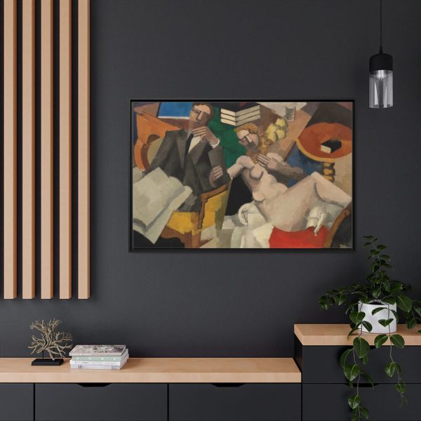 Married Life (La Vie conjugale) by Roger de La Fresnaye Framed Canvas