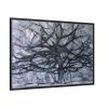 Piet Mondrian's Gray Tree Framed Canvas