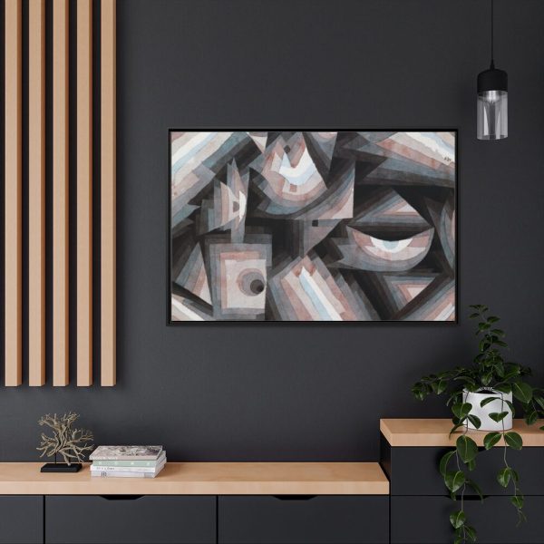 88289-174.jpg Crystal Gradation by Paul Klee Framed Canvas