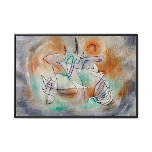 88289-176.jpg Howling Dog by Paul Klee Framed Canvas