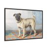 Portrait of Edwin Vom Rath’s Pug by Conradijn Cunaeus Framed Canvas