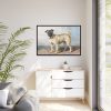 Portrait of Edwin Vom Rath’s Pug by Conradijn Cunaeus Framed Canvas