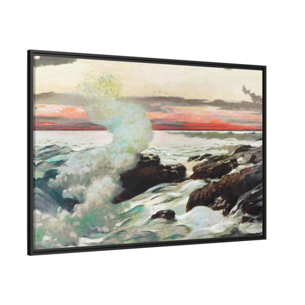 88289-20.jpg West Point, Prout's Neck by Winslow Homer Framed Canvas