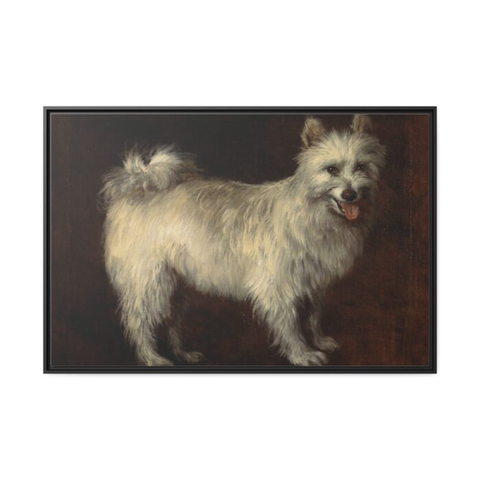 Spitz Dog by Thomas Gainsborough Framed Canvas - Image 2