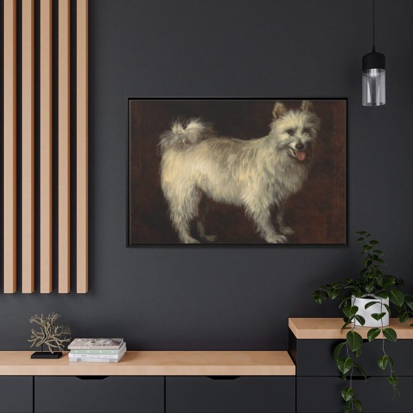 88289-209.jpg Spitz Dog by Thomas Gainsborough Framed Canvas