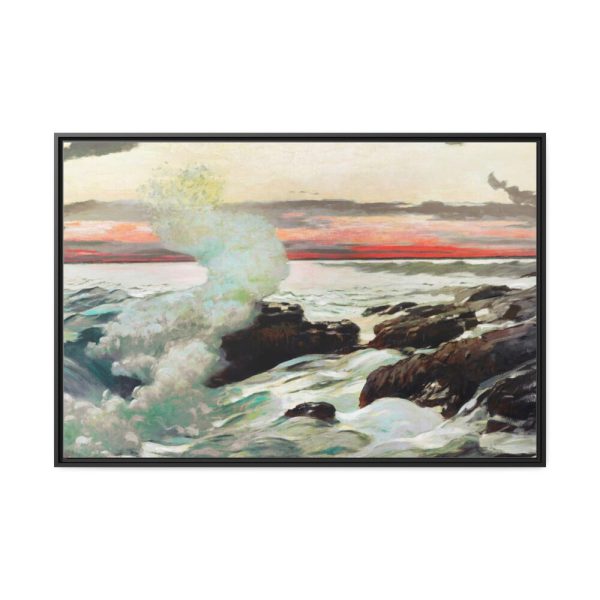 88289-21.jpg West Point, Prout's Neck by Winslow Homer Framed Canvas