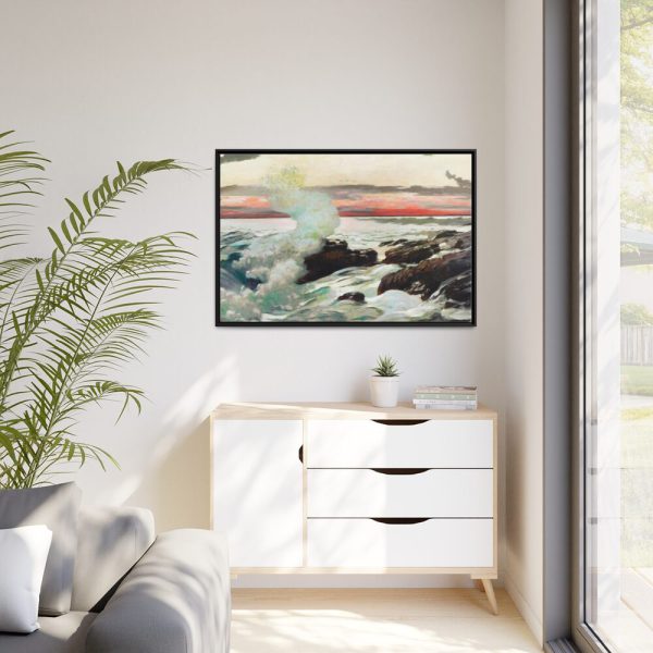 88289-23.jpg West Point, Prout's Neck by Winslow Homer Framed Canvas