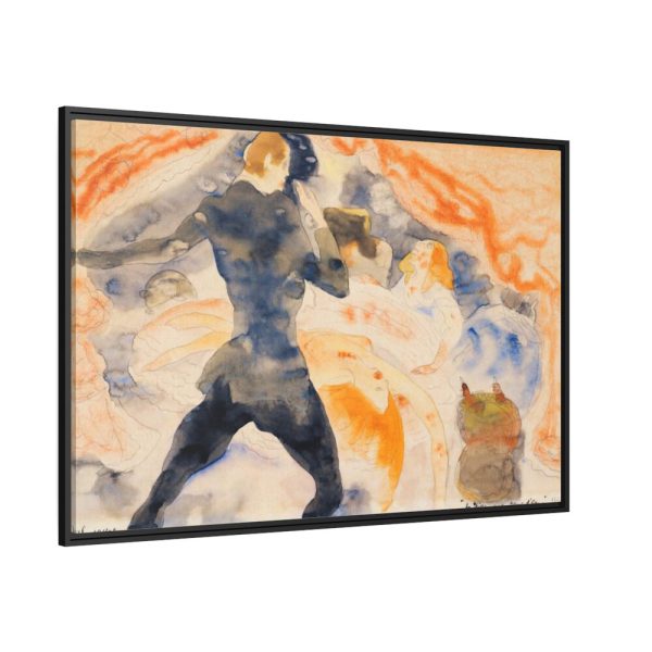 88289-230.jpg The Girl with the Golden Eyes by Charles Demuth Framed Canvas