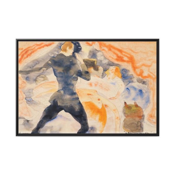 88289-231.jpg The Girl with the Golden Eyes by Charles Demuth Framed Canvas