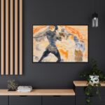 The Girl with the Golden Eyes by Charles Demuth Framed Canvas - Image 5