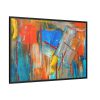 88289-245.jpg Colorful Abstract Painting Framed Canvas