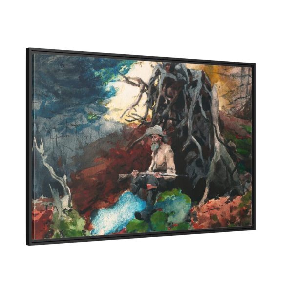 88289-25.jpg Campfire, Adirondacks by Winslow Homer Framed Canvas