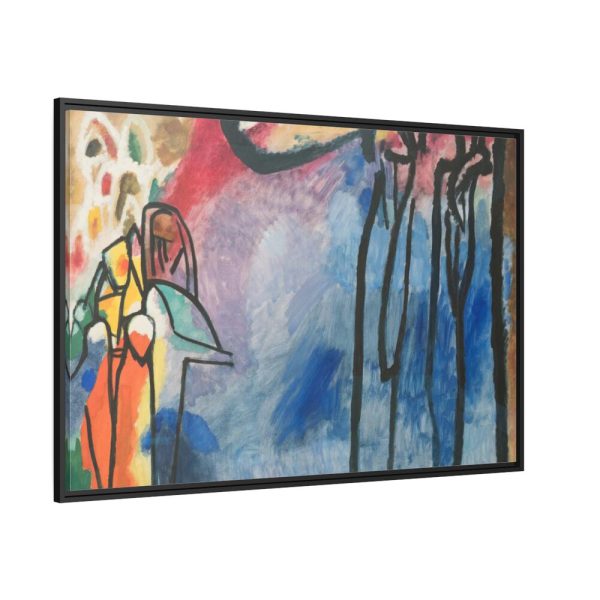 88289-250.jpg Improvisation 19 by Wassily Kandinsky Framed Canvas