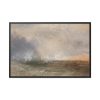 88289-266.jpg Stormy Sea Breaking on a Shore Framed Canvas