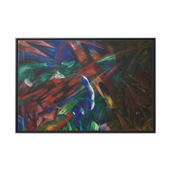88289-276.jpg Animal Fates by Franz Marc Framed Canvas