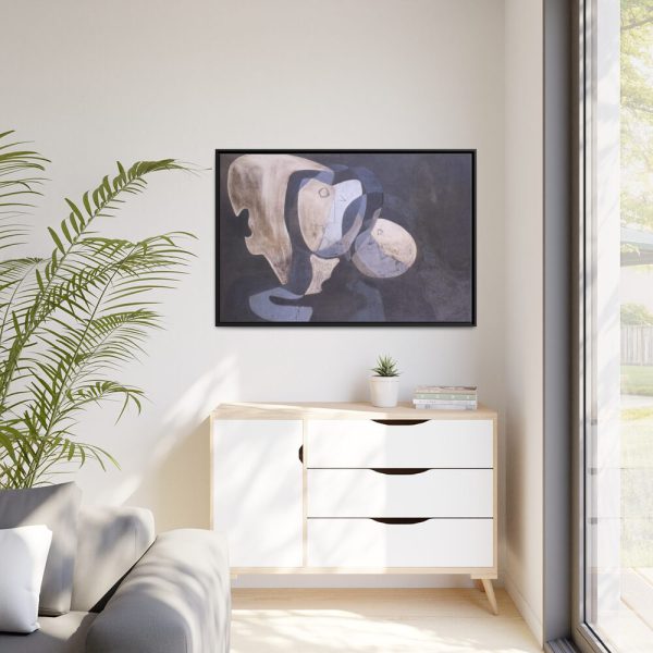 88289-283.jpg Cubist Self-Portrait by Salvador Dali Framed Canvas