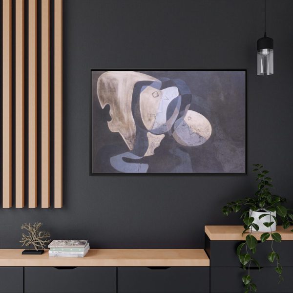 88289-284.jpg Cubist Self-Portrait by Salvador Dali Framed Canvas