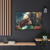 88289-29.jpg Campfire, Adirondacks by Winslow Homer Framed Canvas