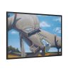 Graffiti Street by Salvador Dali Framed Canvas
