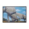 Graffiti Street by Salvador Dali Framed Canvas