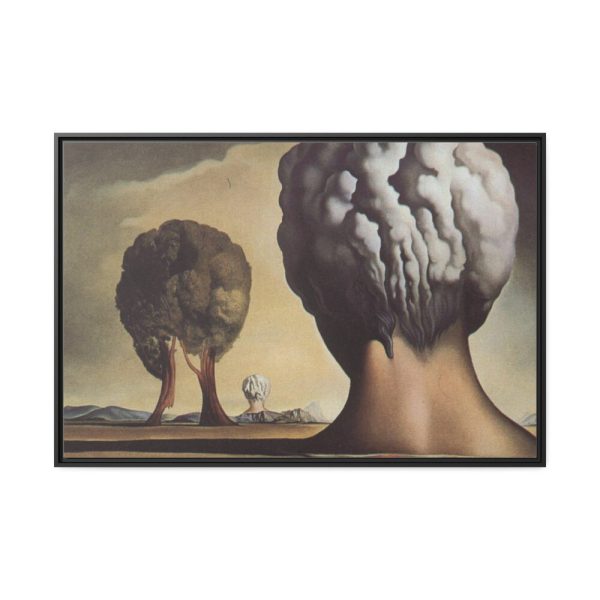 88289-306.jpg The Three Sphinxes of Bikini by Salvador Dali Framed Canvas