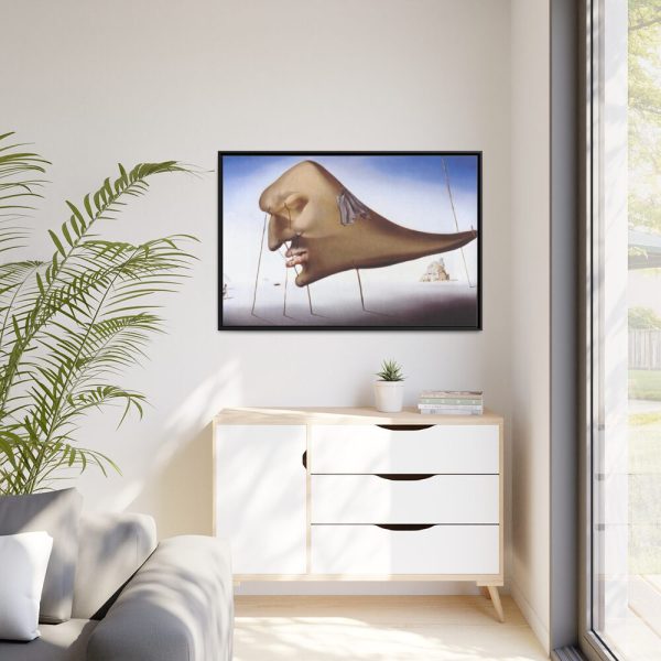 88289-323.jpg Sleep by Salvador Dali Framed Canvas